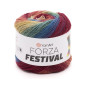 Yarn Art Forza Festival 2904 Bordo/tamsiai mėlyna