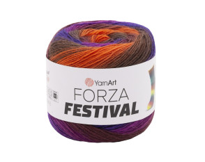 Yarn Art Forza Festival 2903 Ruda/violetinė