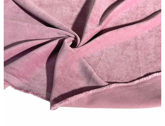 Corduroy with elastane Ash pink internetu