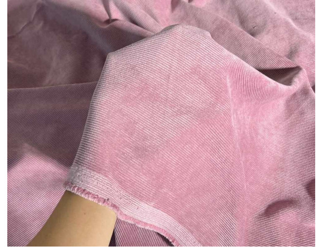 Corduroy with elastane Ash pink pristatymas per 1-4 d.d.