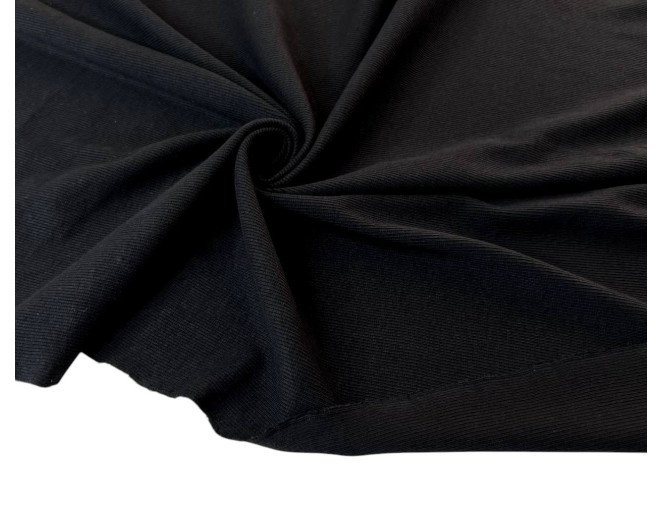 RIB knitwear Black pigiau