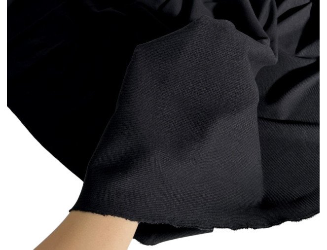 RIB knitwear Black internetu