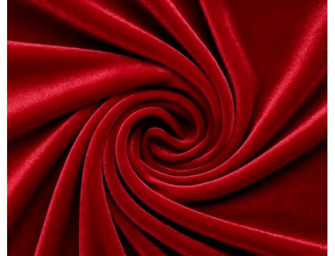 Aksomas Tamsiai raudona