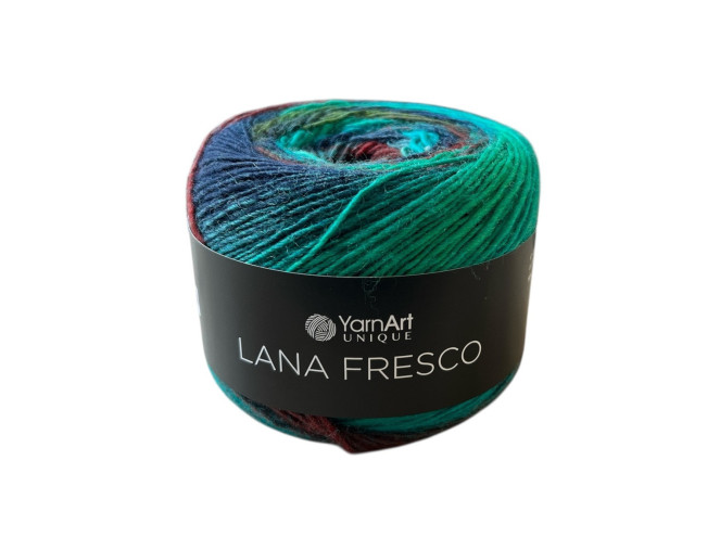 Yarn Art Lana Fresco 8112 Žalia/mėlyna