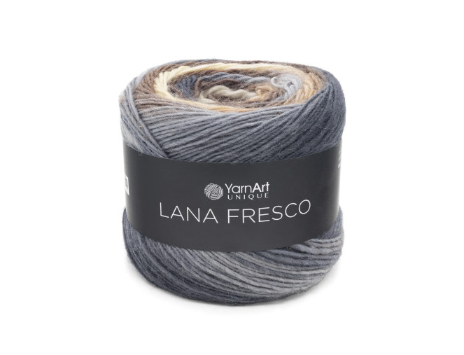 Yarn Art Lana Fresco 8114 Ruda/pilka