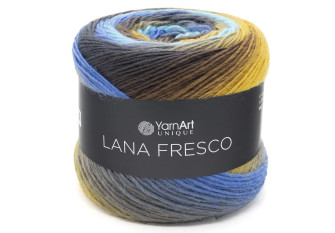 Yarn Art Lana Fresco 8102 Mėlyna/ ruda