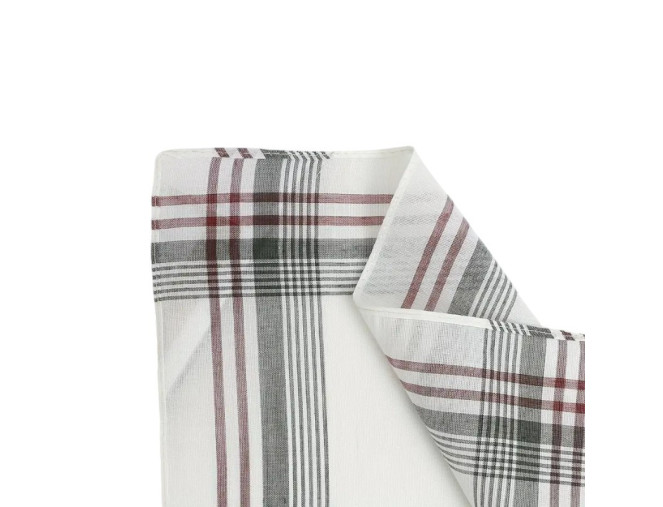Men's handkerchief 40 x 40cm White internetu