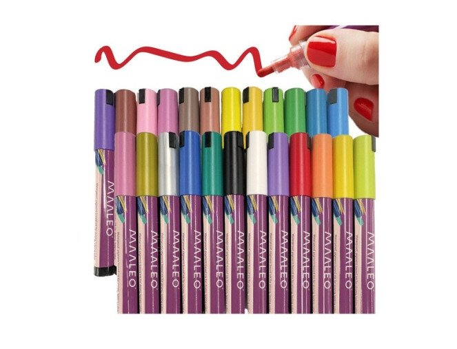 Acrylic markers 12 colours