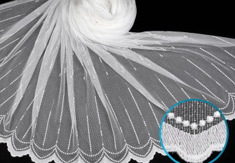 Measurable back curtains 250cm