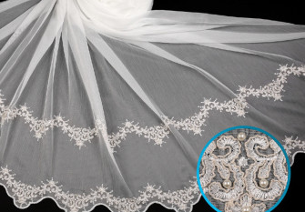 Measurable back curtains 250cm