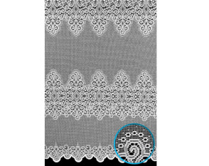 Measurable back curtains 250cm