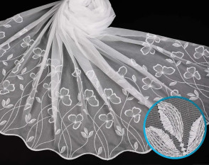 Measurable back curtains 250cm