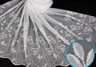 Measurable back curtains 250cm