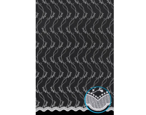 Measurable back curtains 250cm