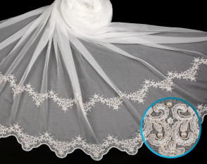 Measurable back curtains 250cm