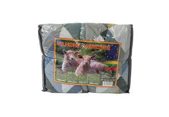 Semi-wool blanket of 150 x 200 cm