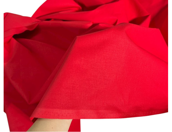 Medvilnė - drobė Raudona pigiau