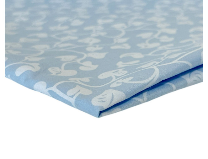 Impiline fabric (teak) Pink flowers