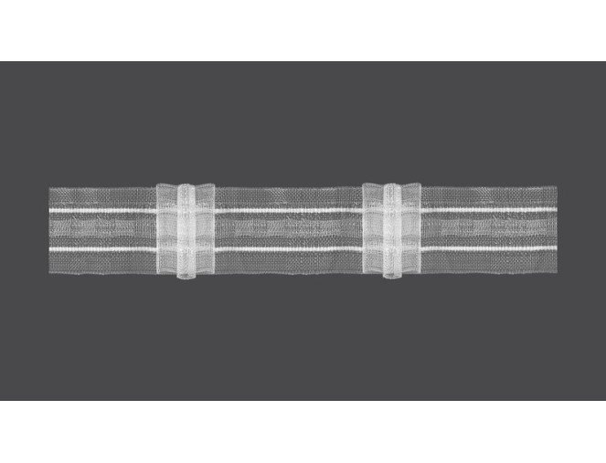 Užuolaidų juostelė 25mm Skaidri