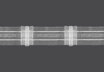 Užuolaidų juostelė 25mm Skaidri