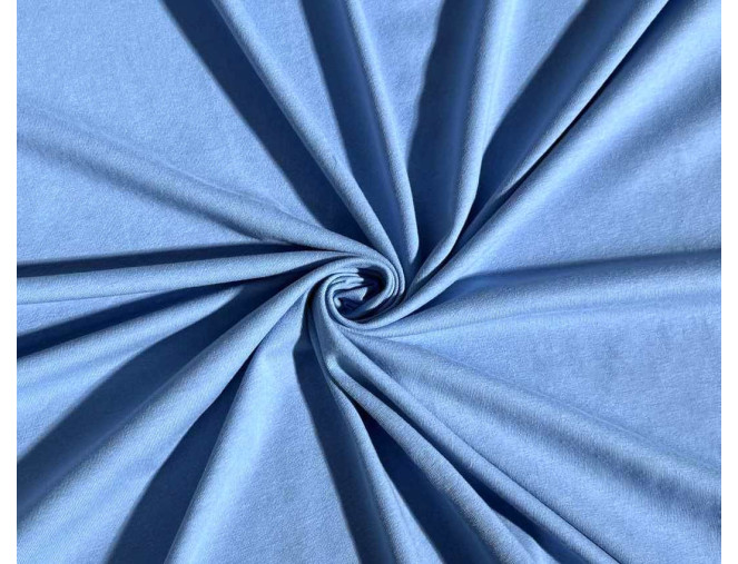 Medvilninis trikotažas (jersey) Šviesiai mėlyna pigiau