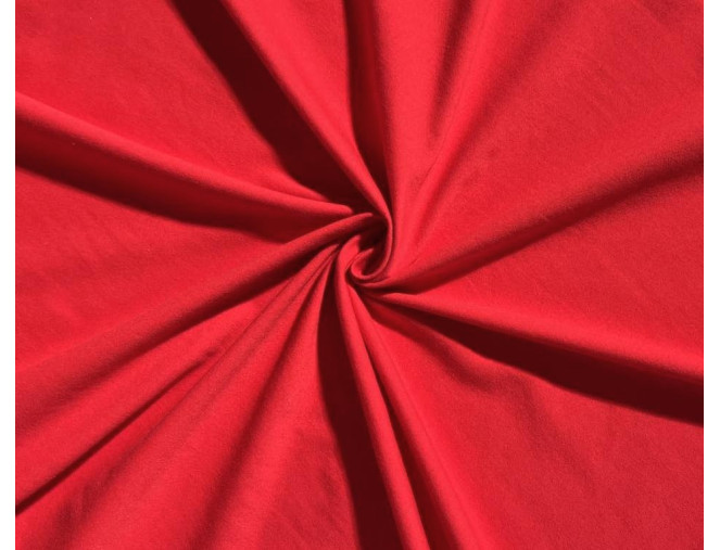 Medvilninis trikotažas (jersey) Raudona pigiau