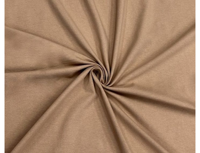 Medvilninis trikotažas (jersey) Smėlio pigiau