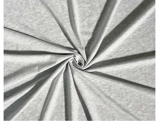 Medvilninis trikotažas (jersey) Šviesiai pilkas melanžas pigiau