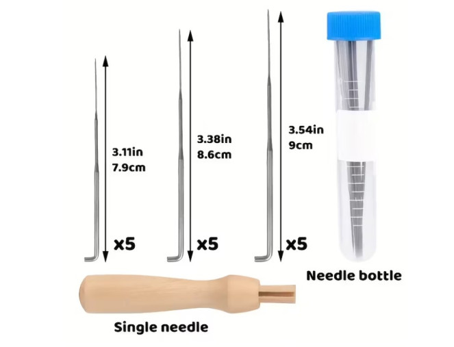 Needle piercing kit pigiau