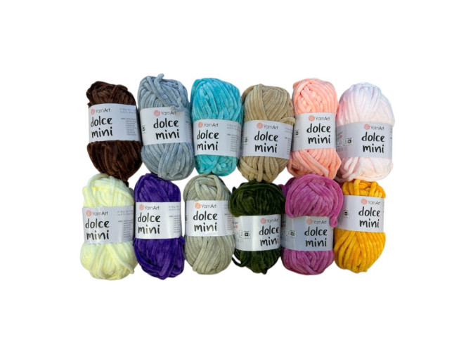 Yarn art dolce siūlų rinkinys 12vnt