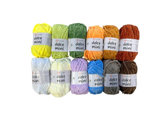 Yarn art dolce siūlų rinkinys 12vnt