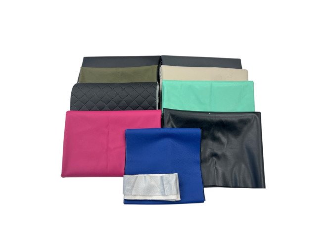 Artificial and eco-leather remnants set No 56