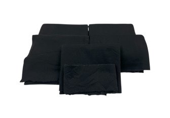 Set No 107 of remnants of knitted fabric with pile Set No 107 of remnants of knitted fabric with pile