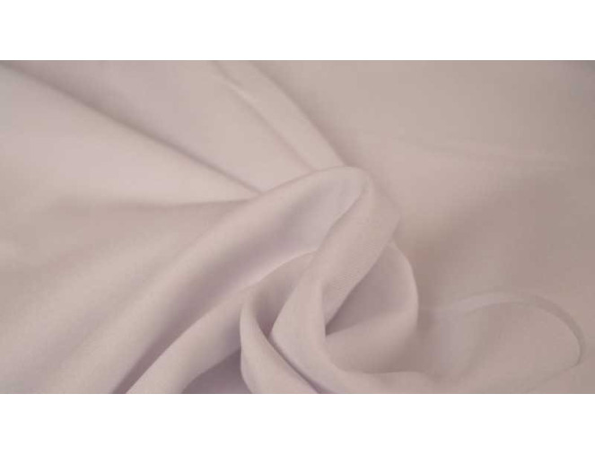 Non-flammable fabric White