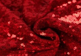 Fabric with scales Red