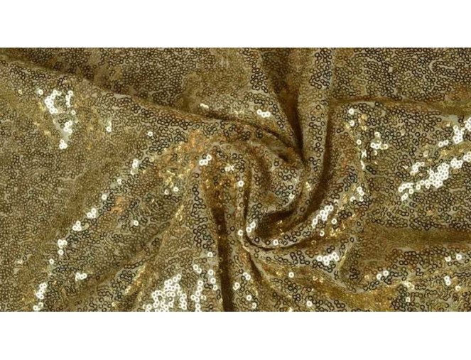 Fabric with scales Champagne