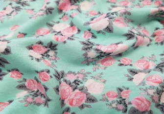 Cotton jersey in pink