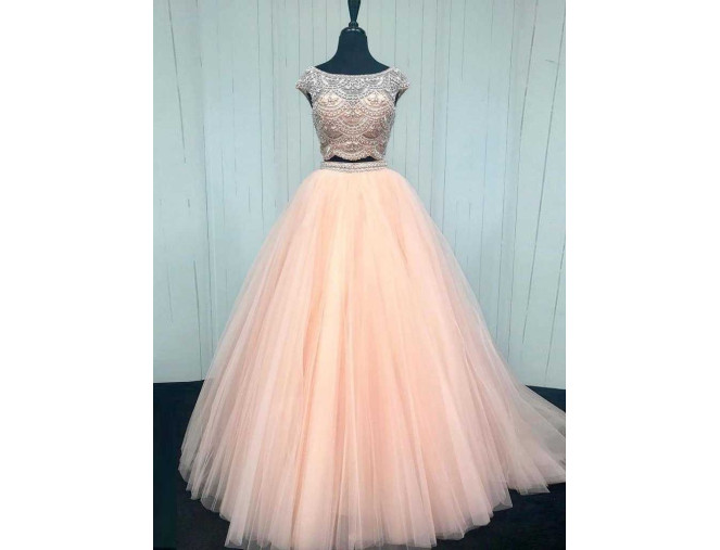 Solid tulle Peach internetu
