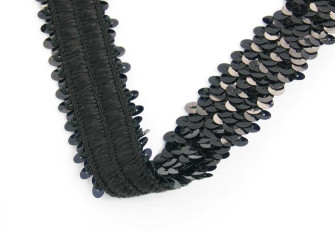 Rubber with scales Black