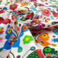 Cotton - canvas Colourful butterflies