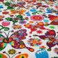 Cotton - canvas Colourful butterflies internetu