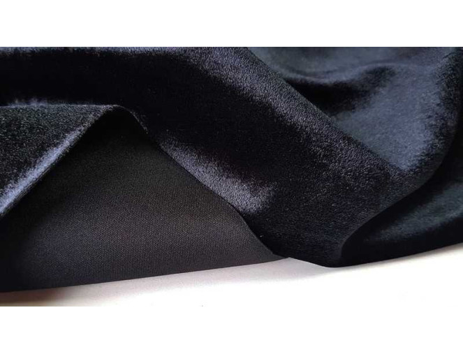 Veliūrinis neoprenas Juodas