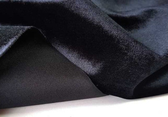 Veliūrinis neoprenas Juodas