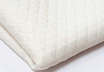 Ekru quilted jersey with sequins