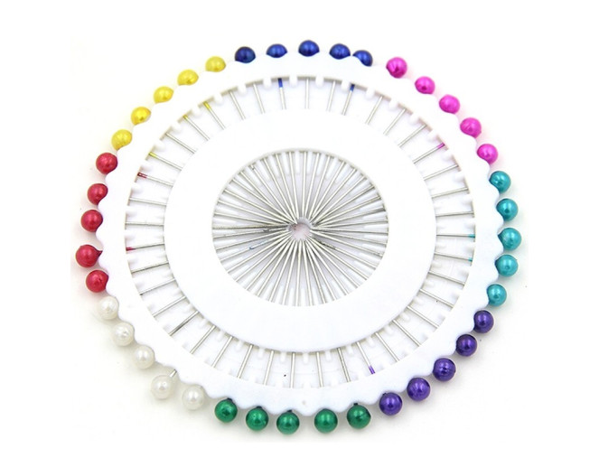Pins with heads 38mm Coloured | 40pcs