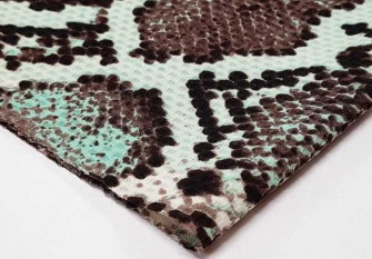 Knitted fabric Snake prints
