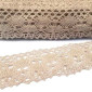 Linen lace 40mm grey