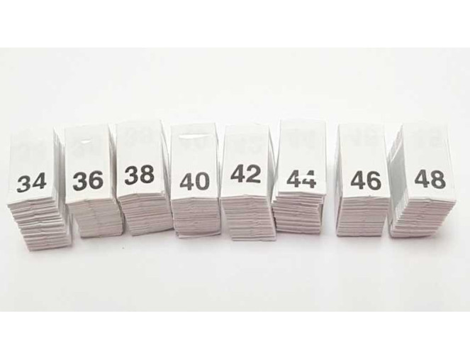 Labels for clothing 34 - 56