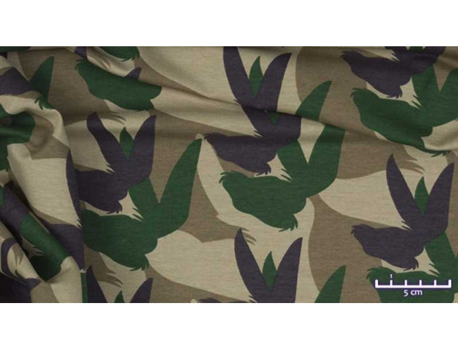 Kilpinis trikotažas Chaki raštai pigiau