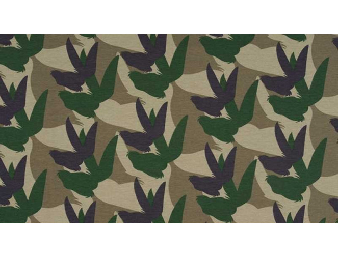 Kilpinis trikotažas Chaki raštai